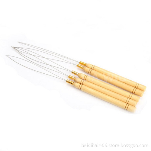 Crochet Needle Kit Small Hook And Big Hook Ventilating Crochet Needle Set Latch Hook Tool for Crochet Hair Wigs Hair Accessories